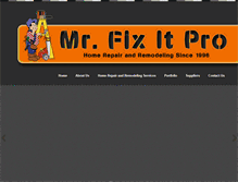 Tablet Screenshot of mrfixitpro.com